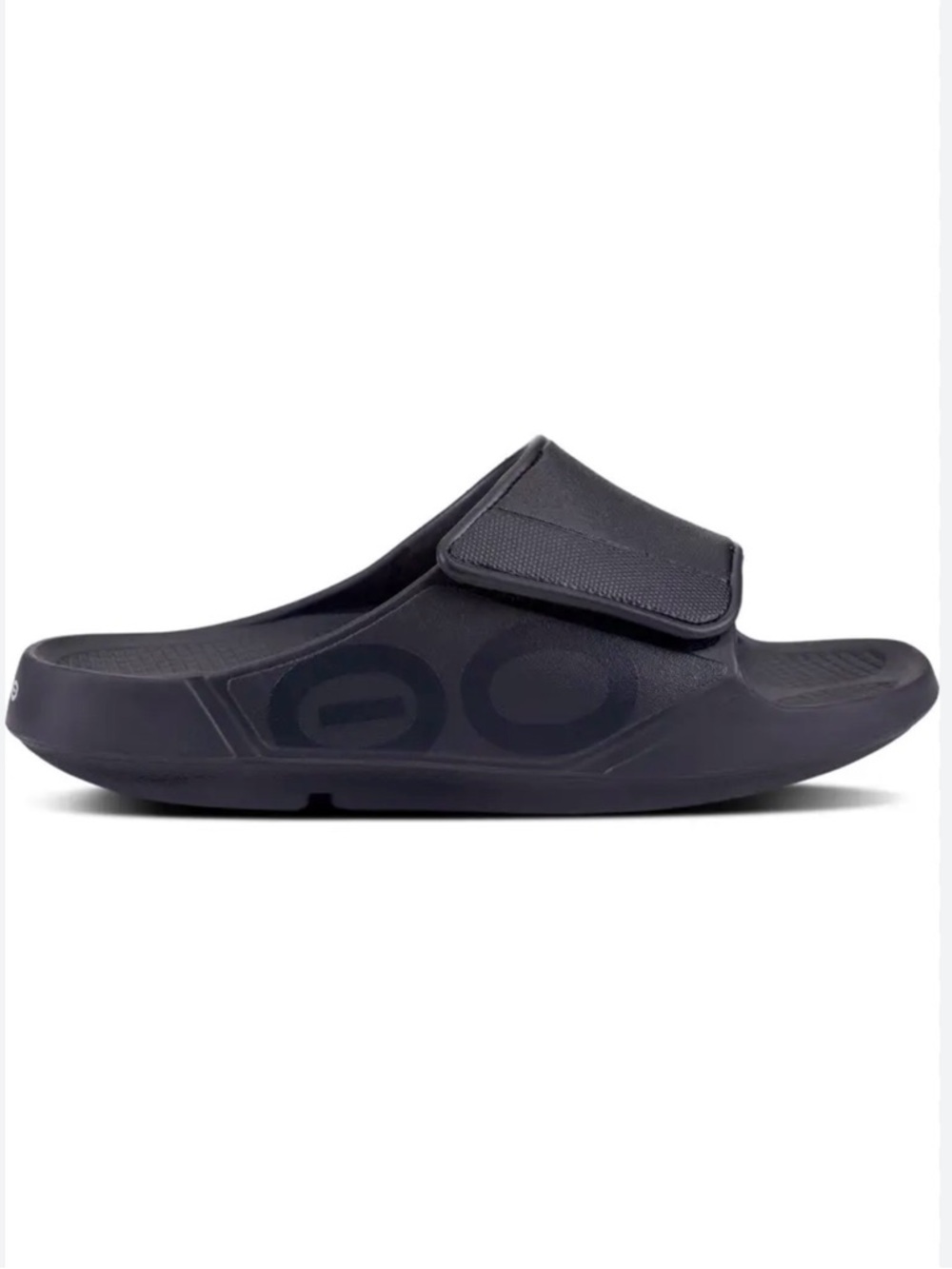 OOFOS OOahh Sport Flex Recovery Slide Matte Black Size 13 Men’s/Size 15 Women’s